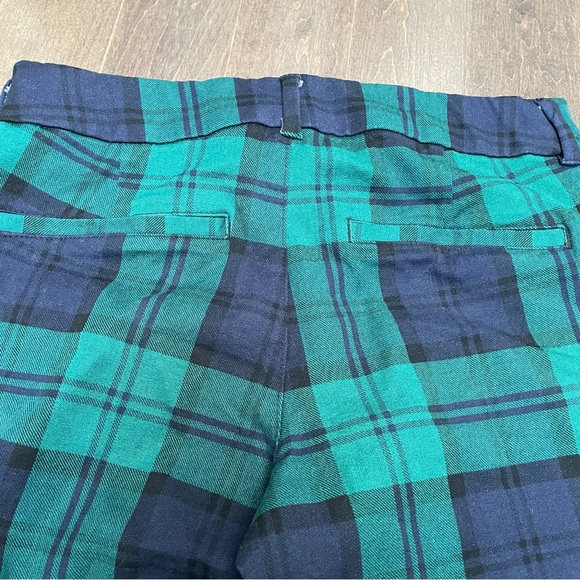 Old Navy Pixie Green/Blue Plaid/Tartan Pants - Picture 10 of 12